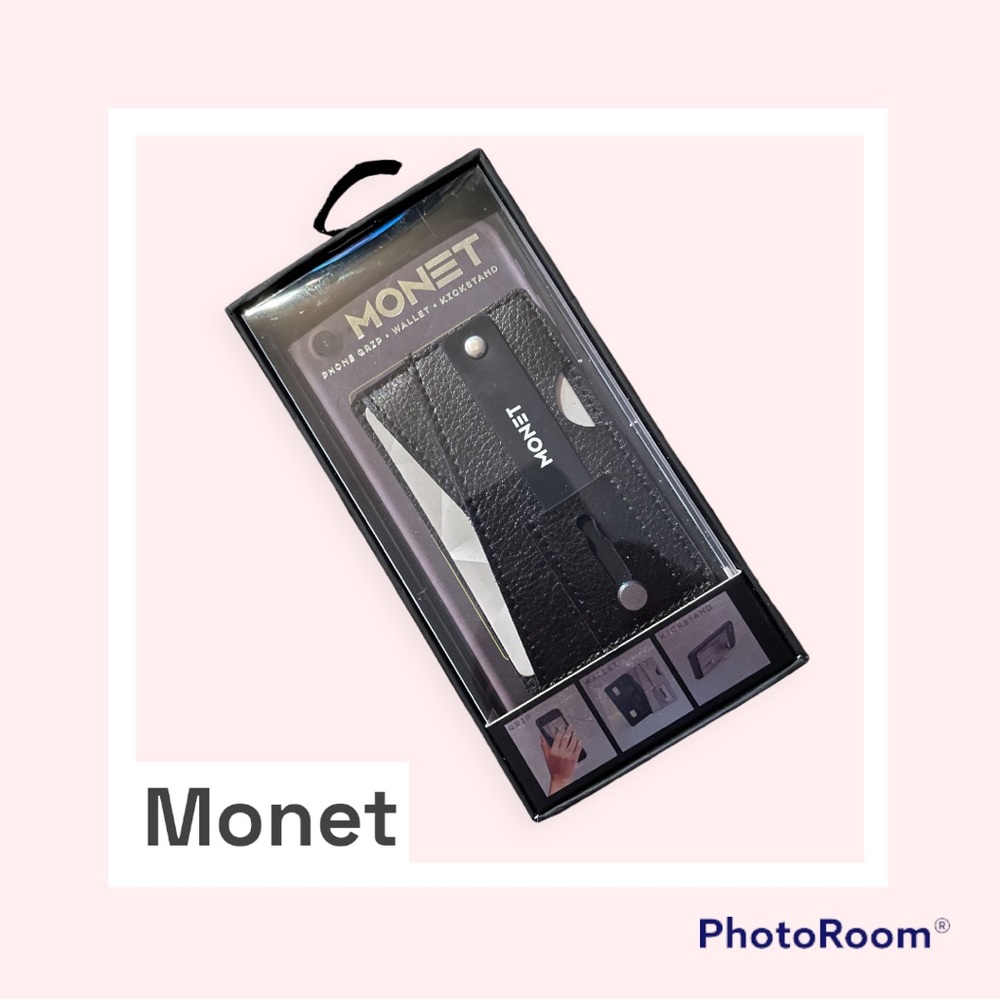 BNIB Monet Phone Grip~wallet~kickstand